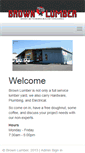 Mobile Screenshot of brownlumberservice.com
